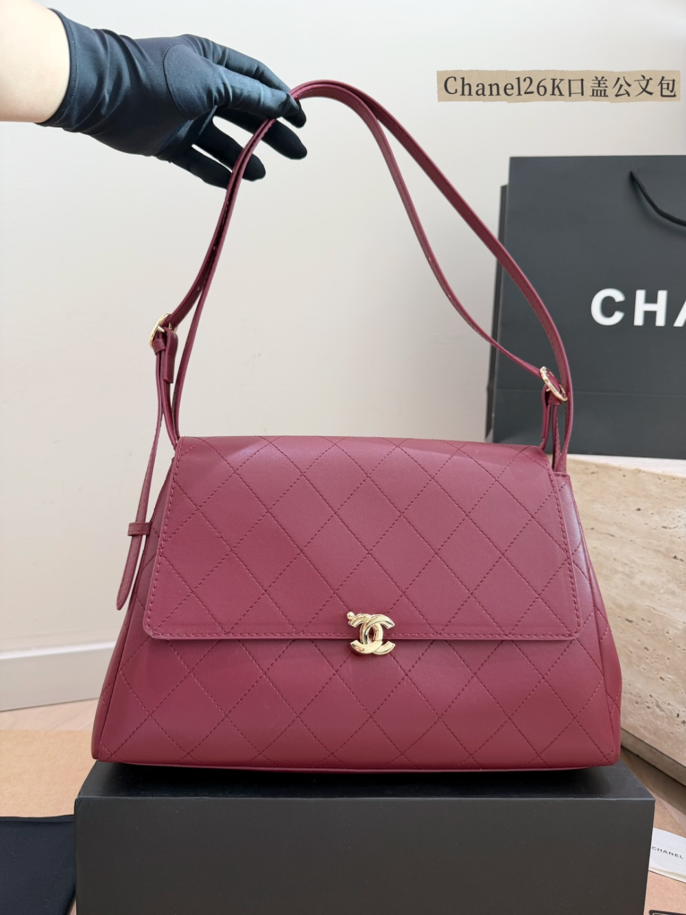 CEM491 New arrive fashion black red khaki green light caramel bag for woman hands bag beautiful gift to choose gift 31*19CM