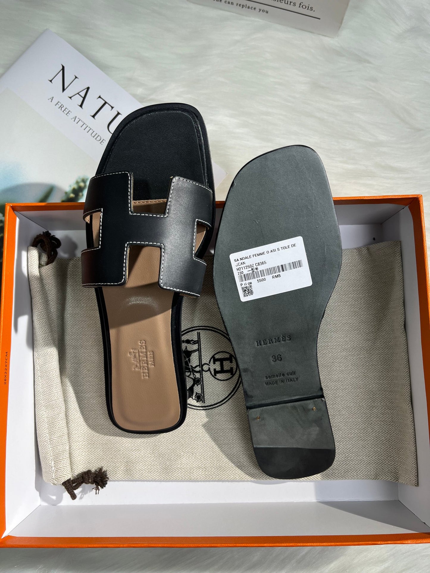 HEM97 New arrive fashion white black color shose for woman Slippers, sandals beautiful gift to choose