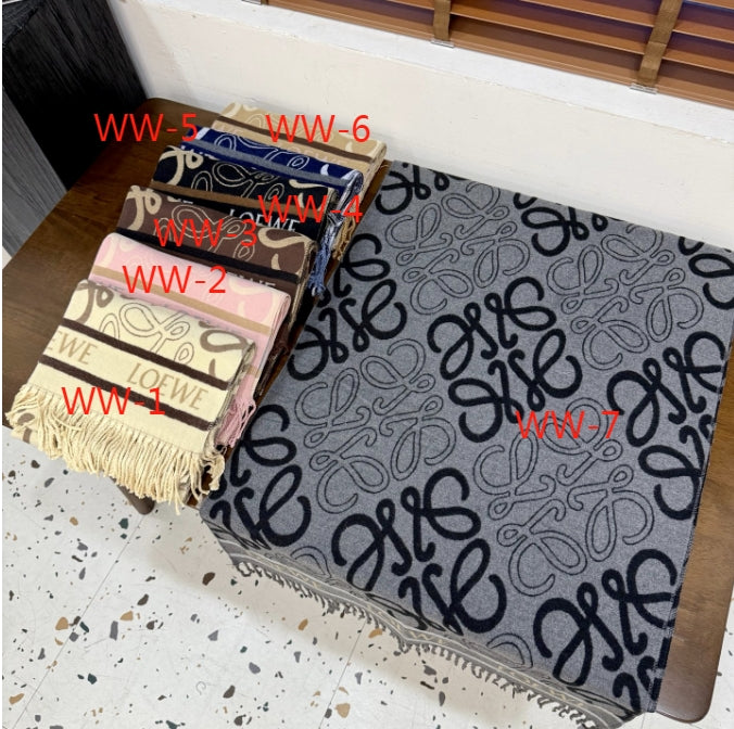 WEM02 luxury Designer Cashmere Scarf Winter Women Long Scarf Quality Headband Fashion Men brand Scarves Classic Printed Check Big Plaid Shawls Soft comfortable gift 65*180CM