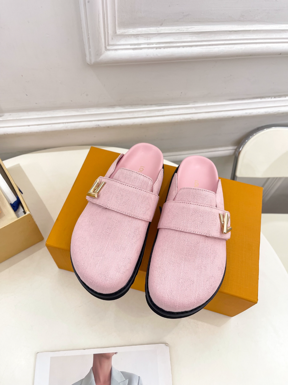 LEM451  Designer women Slippers sandals shoes for women high quality size 35 to 41