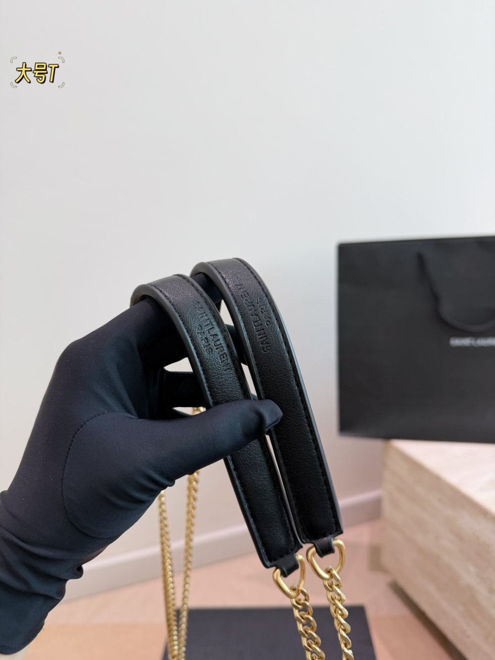 YLEM26 New arrive fashion black bag for woman hands bag beautiful gift to choose gift 28 cm