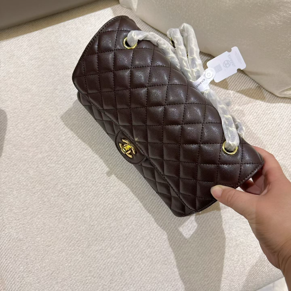 CEM485 New arrive fashion black coffee bag for woman hands bag beautiful gift to choose gift 25 cm