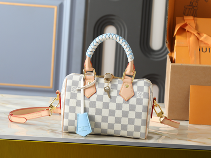 LEM505  New arrive fashion blue brown  bag for woman beautiful gift to choose gift size to choose 20.5 x 13.5 x 12.0CM