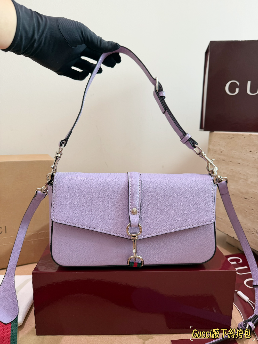 GEM222 New arrive fashion black red green purple color bag for woman beautiful gift to choose size 23*13cm