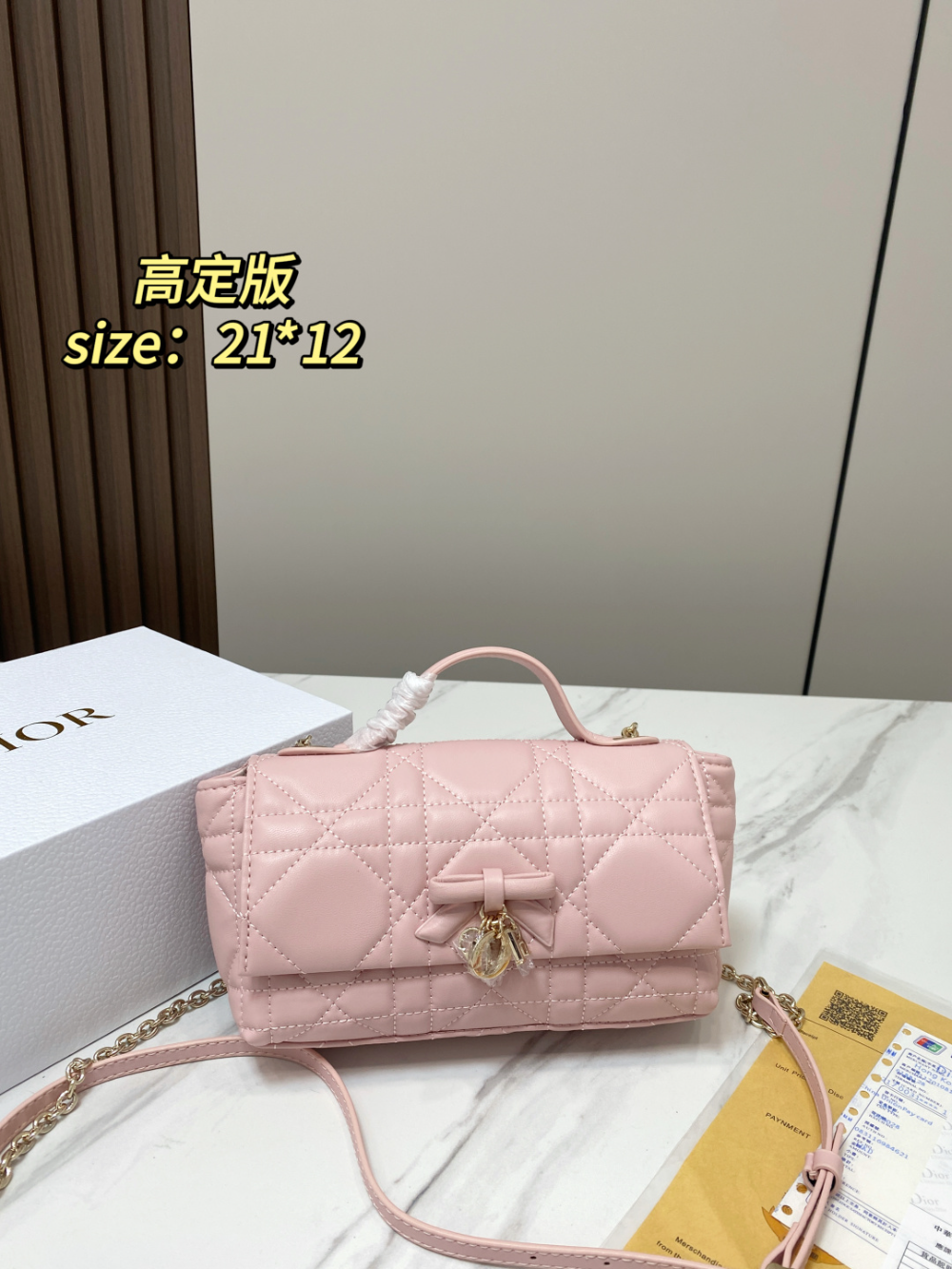 DEM361 New arrive fashion black white  red blue khaki  pink yellow color bag for woman beautiful gift to choose size 21*12cm