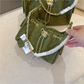 CEM504 New arrive fashion grey red green bag for woman hands bag beautiful gift to choose gift 2 size