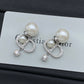 DEM249 New Arrive Fashion  with Diamond Pearl Earring  for Woman Jewelry To Choose