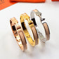 HEM76 mini Stainless Steel Wedding 18k gold silver color bracelet bangle Bague Femme for woman gift