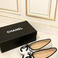 CEM363 Designer women's shoes women's flat shoes black white khaki colors high quality sizes 34 to 42