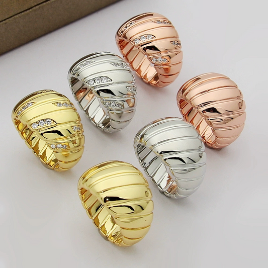 CEM283 New Classic Ring Brand Designer Titanium Steel Ring Gold Ring Women Mens Ring Love Promise Jewelry  #6 #7 #8 #9