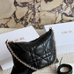 DEM362 New arrive fashion black white light blue khaki pink red color bag for woman beautiful gift to choose size  22*17cm