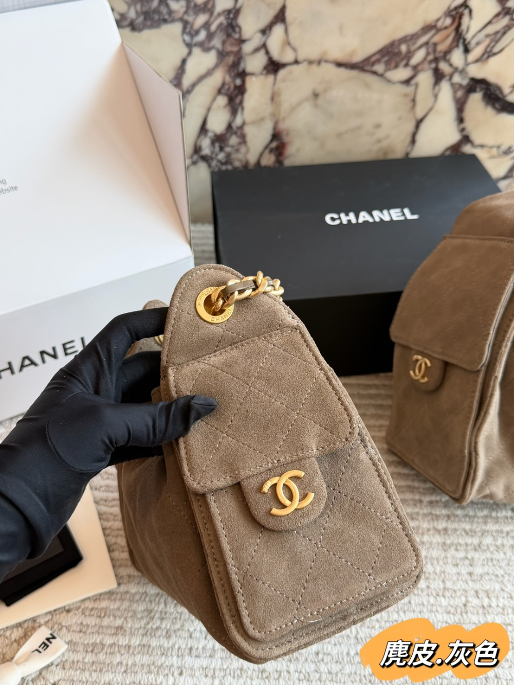 CEM328 New arrive fashion khaki color bag for woman beautiful gift to choose gift size to choose 2 size