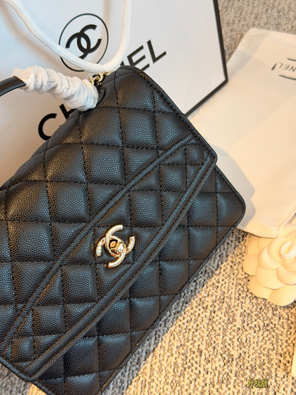 CEM305 New arrive fashion black white bag for woman hands bag beautiful gift to choose gift 21*15.5cm