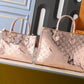 LEM333 Hot sale fashion pink bag for woman  beautiful gift  big size 35.0 x 27.0 x 14.0