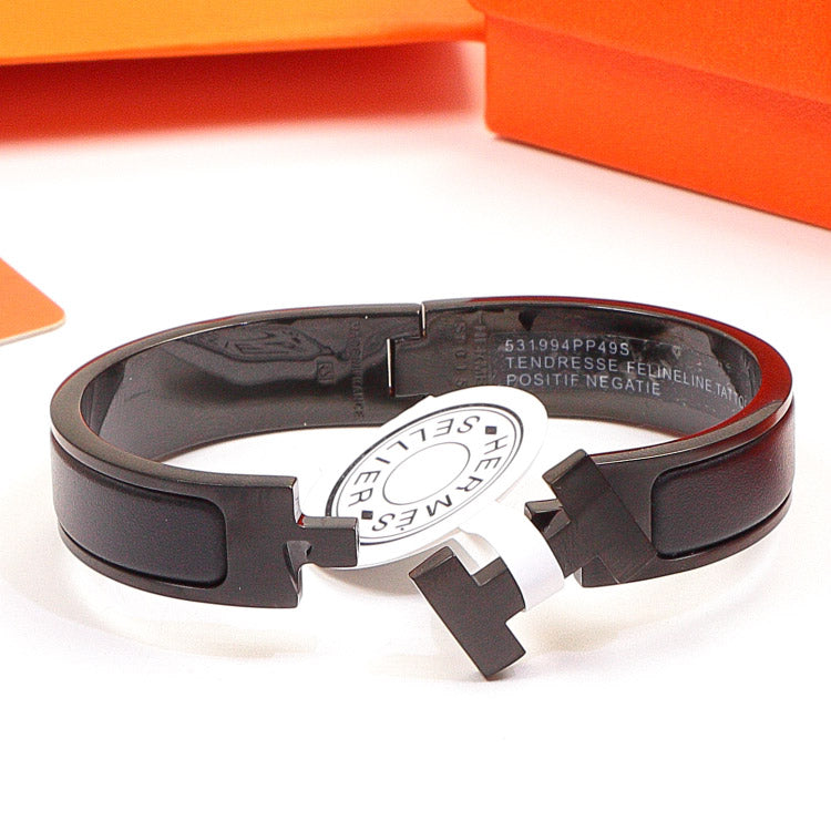 HEM87 New Arrived Fashion Black Jedi Sandpaper High Quality Bracelet 18K Black Color Bracelet for Woman Men Gift
