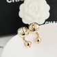 CEM473 New arrive fashion gold color white earring  for woman jewelry beautiful jewelry no with box