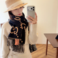 GEM190 new arrive  Hot sale brown deep blue color fashion beautiful  scarf  for woman gift  to choose size 180*45cm