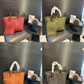 GEM265 New arrive fashion red green orange black khaki bag for woman hands bag beautiful gift to choose gift 33*29cm