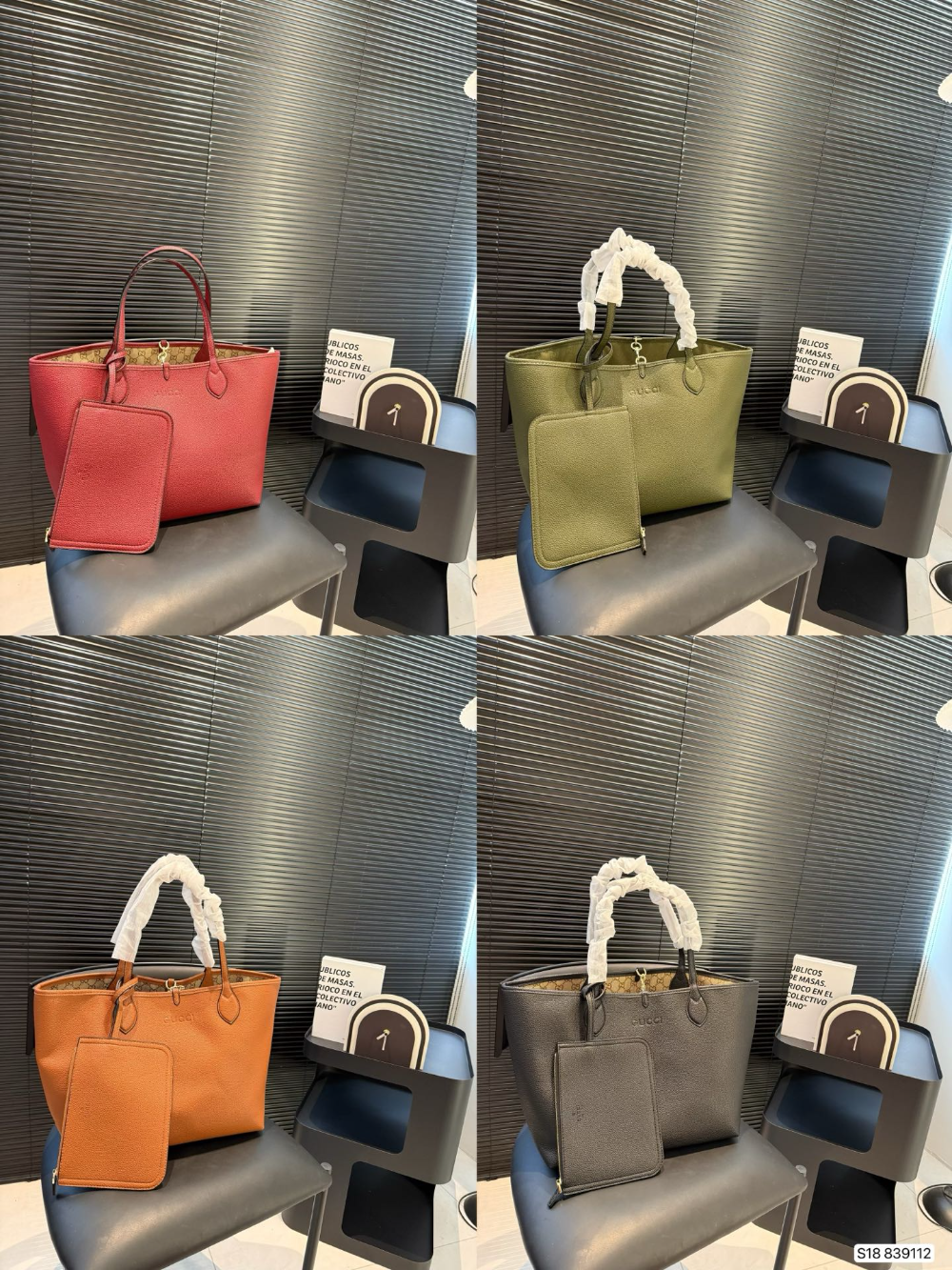 GEM265 New arrive fashion red green orange black khaki bag for woman hands bag beautiful gift to choose gift 33*29cm