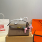 HEM146 New arrive fashion black white pink brown khaki  bag for woman hands bag beautiful gift to choose gift 25*13cm