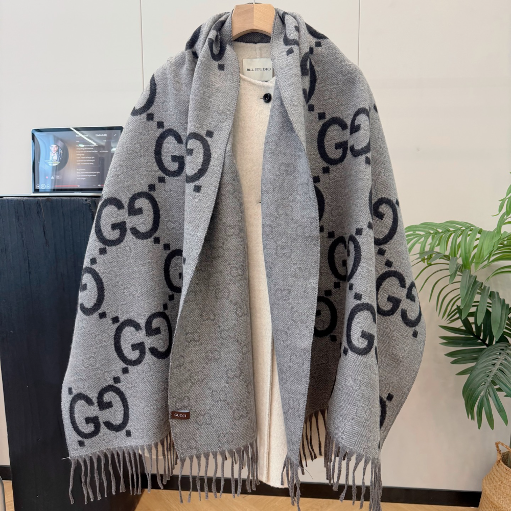 GEM193 new arrive  Hot sale brown grey color fashion beautiful  scarf  for woman gift  to choose size 180*60cm