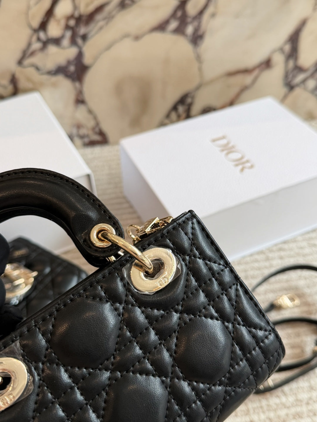 DEM302 New Designer Classic diamond-patterned bow handbag black white pink color women bag