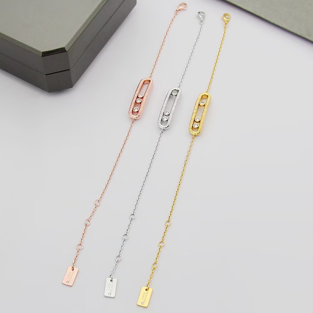 MEM08 Luxury Bracelet Classic Bracelet Designer for Women Cuff copper Bangle