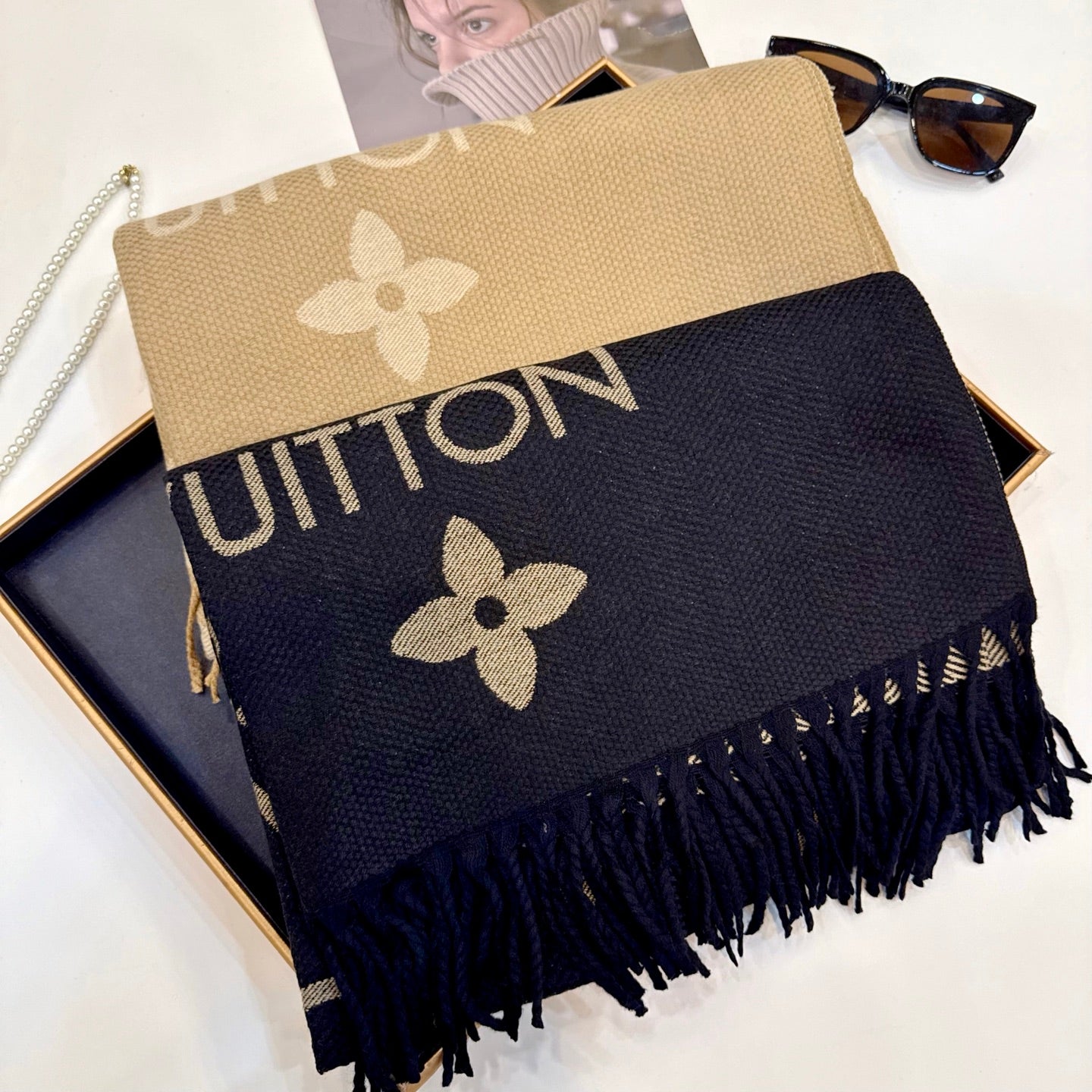 LEM284 Cashmere knitted scarf Women Man Designer Scarf fashion brand Cashmere Scarves For Winter Womens and mens Long Wraps Size 65*180cm gift