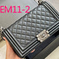 CEM11 New Arrive Hot Sale Black and Gold Color  Fashion Bag It Come with Box