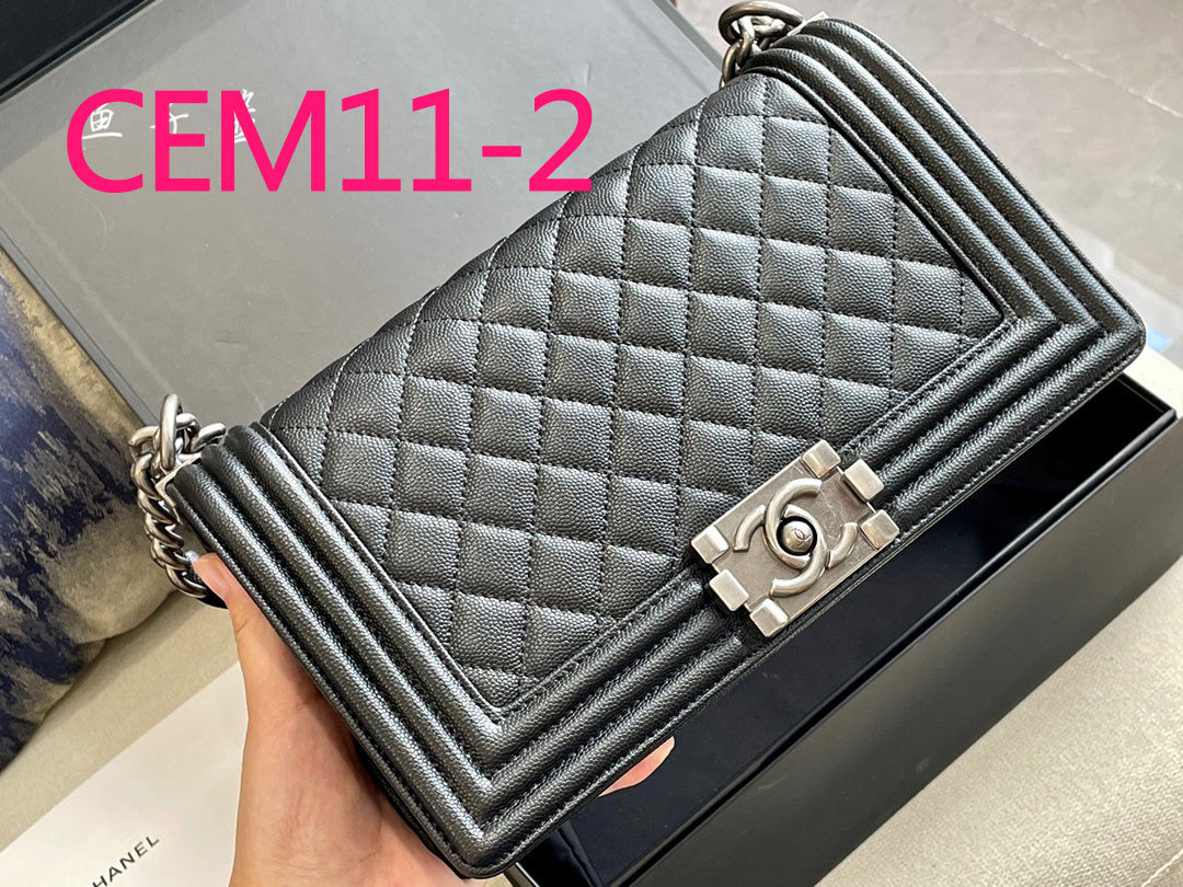 CEM11 New Arrive Hot Sale Black and Gold Color  Fashion Bag It Come with Box