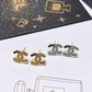 CEM253  New Arrive Gold and Silver  Color Earring Fashion Design with Diamond Earring Charm for Women Jewelry