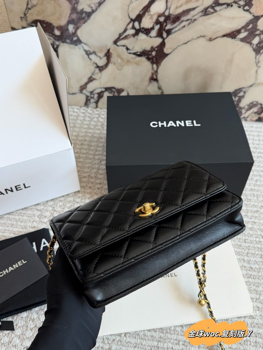CEM246 designer shoulder bags classic classic flap patterned chain shoulder strap sheepskinflap bag crossbody shoulder bag black bag 20*13cm