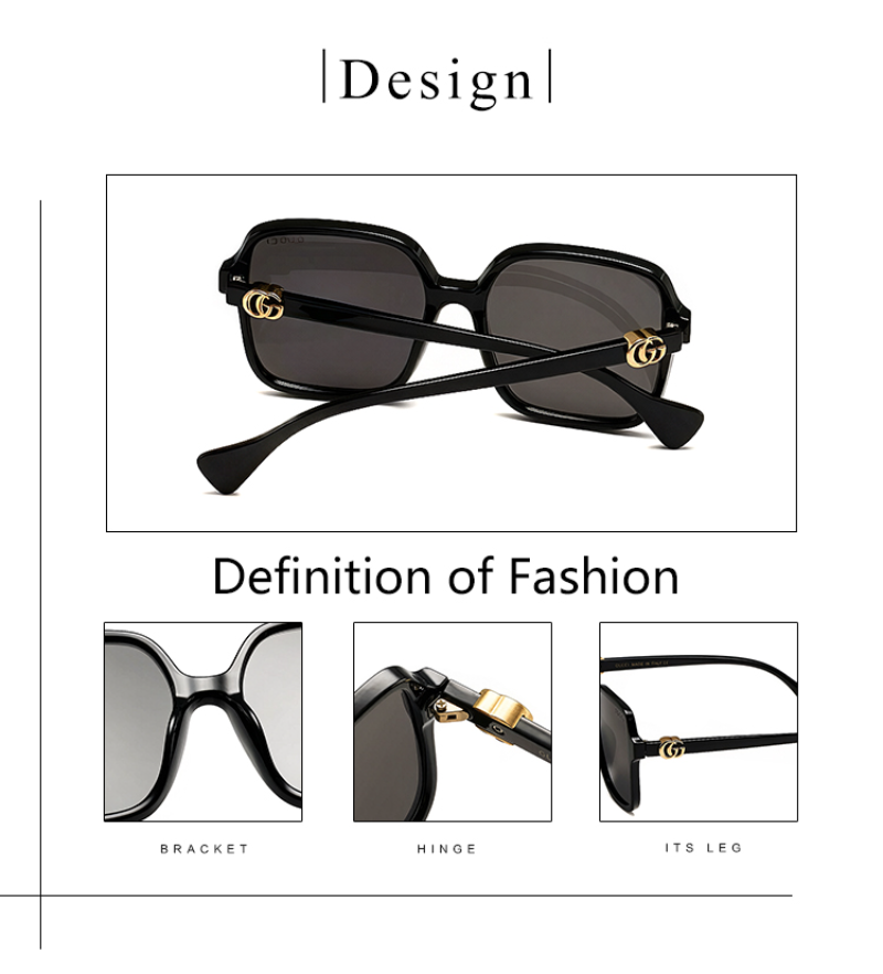 GEM219 Designer sunglasses luxury Spicy girl style sunglasses for women Sexy trend men gift glasses Beach shading UV protection polarized glasses with box