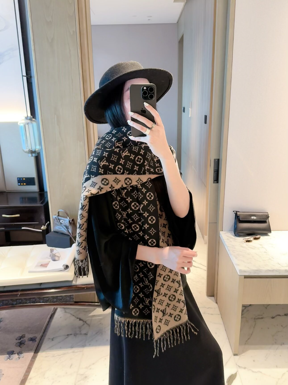 LEM652 new arrive  Hot sale black khaki color fashion beautiful  scarf  for woman gift  to choose