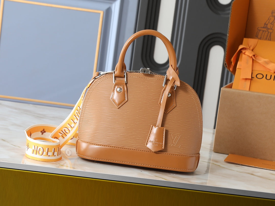 LEM281Tote bag Designer bag Women's Double-Sided Mini Handbag Luxury Shoulder Bag Fashion Leather Multifunctional High-Quality Large Capacity Open Handbag Shopping Bag 23.5 x 17.5 x 11.5cm