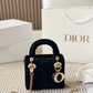 DEM347 New arrive fashion black red orange white blue color bag for woman beautiful gift to choose 17cm