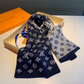 LEM606 new arrive  Hot sale grey deep blue color fashion beautiful  scarf  for woman gift  to choose 30*180cm