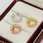 CREM227  Hot Sale Fashion Love Rings for Women Men Jewelry Couples Cubic Zirconia Wedding Rings Bague Femme