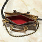 LEM433 New arrive fashion black brown bag for woman hands bag beautiful gift to choose gift 25.0 x 13.0 x 10.0 cm
