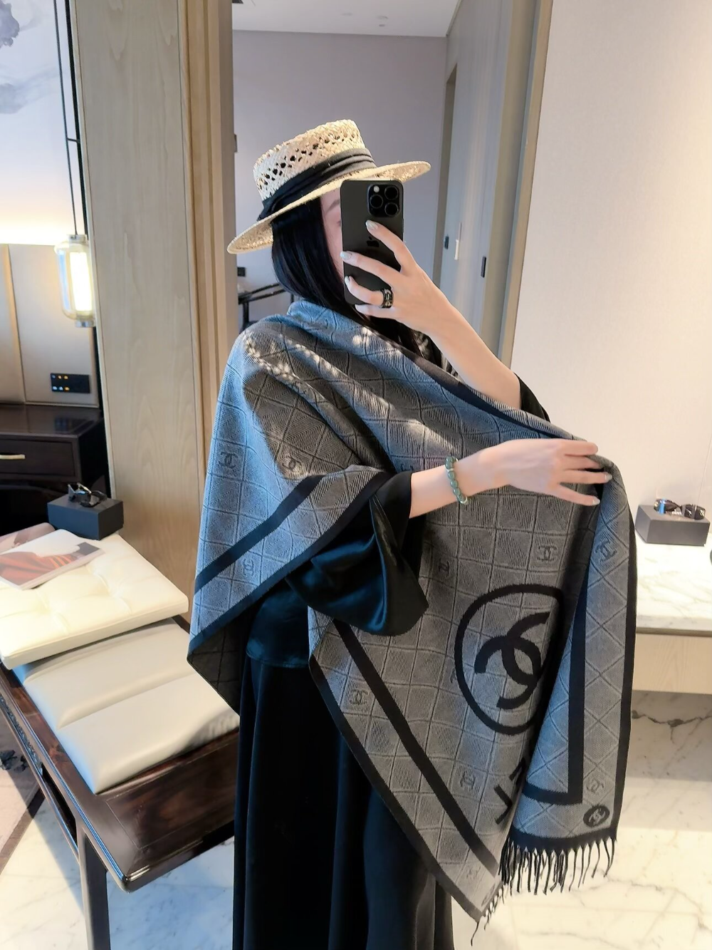 CEM388 new arrive  Hot sale grey brown  pink color fashion beautiful  scarf  for woman gift  to choose
