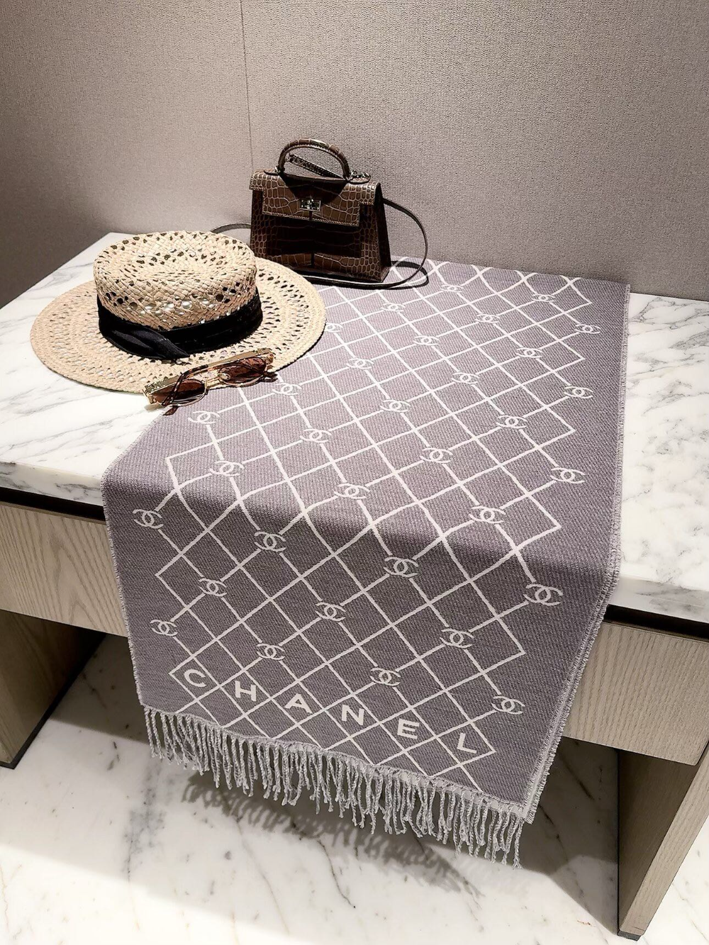 CEM361 new arrive  Hot sale black grey color fashion beautiful  scarf  for woman gift  to choose size 44.6x168cm