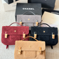 CEM470 New arrive fashion black red grey yellow color bag for woman beautiful gift to choose  25*17cm