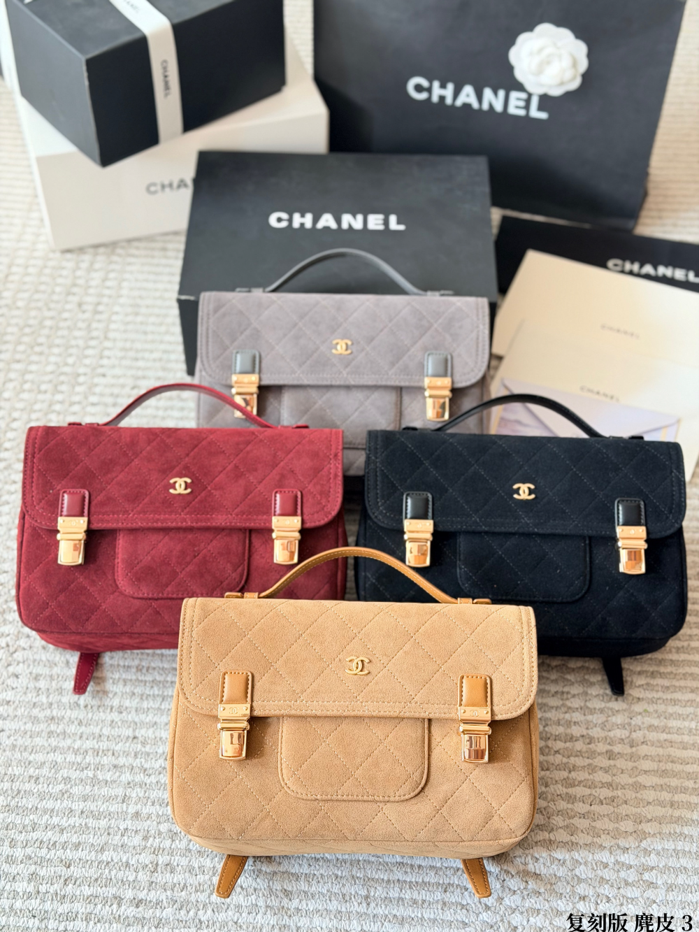 CEM470 New arrive fashion black red grey yellow color bag for woman beautiful gift to choose  25*17cm