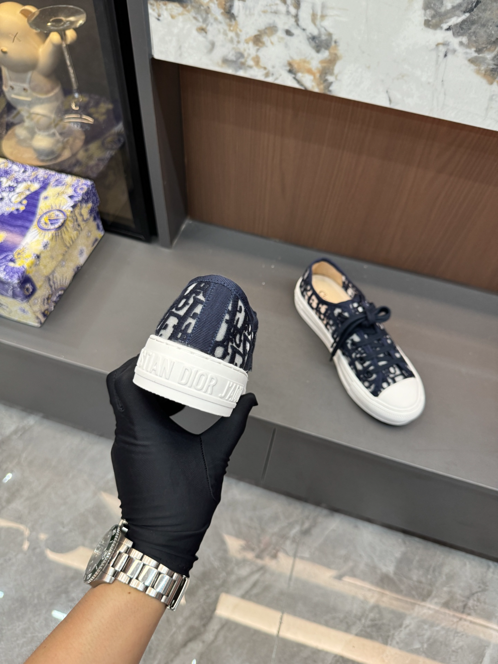 DEM318 New arrive classic fashion black grey color  shose for woman lover shose color  beautiful gift to choose Thickness 4.5 CM
