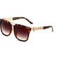 CAEM02 Designers Men Classic Brand Retro women Sunglasses  Eyewear Metal Frame Sun Glasses Woman glass lenses aviator sunglasses With box
