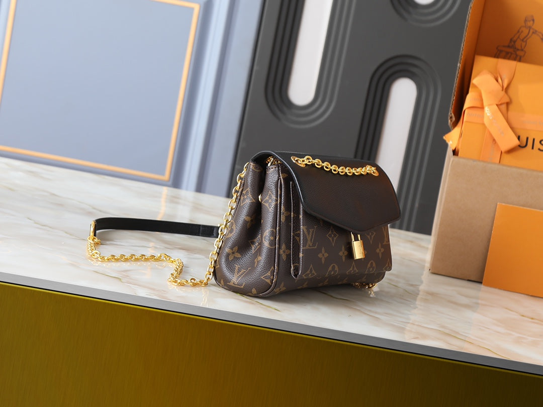 LEM336 Hot sale fashion black bag for woman hand bag beautiful gift  big size 30cm