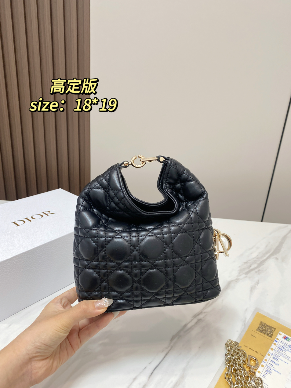 DEM360 New arrive fashion black white blue red khaki pink color bag for woman beautiful gift to choose 2 size