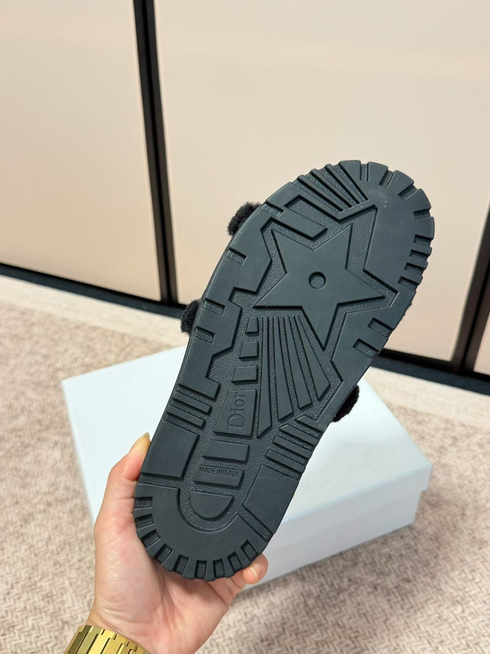 DEM344 Designer women Slippers black grey color sandals shoes for women high quality size 35 to 41