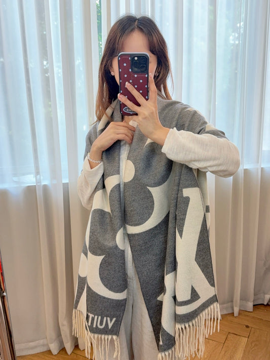 LEM273 Designer Scarf Cashmere Scarves For Winter Warm Womens and mens Long Wraps Size 65x180cm