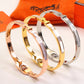HEM80 New arrive Fashion  Stainless Steel Shell bracelet gold silver color bracelet bangle Bague Femme for woman gift